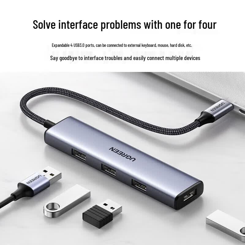 UGREEN Type-C Docking Station with 3.5mm Audio and HDMI CN plug (adapter included)