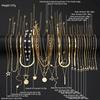 Elegant Vintage Minimalist Gold Color Heart Pearl Necklace Set and Bracelet For Women Holidays Party Date Daily Wear Jewelry Set