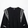 Spring 2025 European & American Women's Patchwork Embroidery Fashion Loose Top