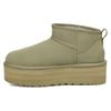 Classic Ultra Mini Platform Boot Shaded Clover Women Sneakers Green 1135092-SDC