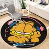 1pc Garfield DJ Office Round Area Rug,  Under Office Chairs Bedroom Living Room Home Decor A0926063