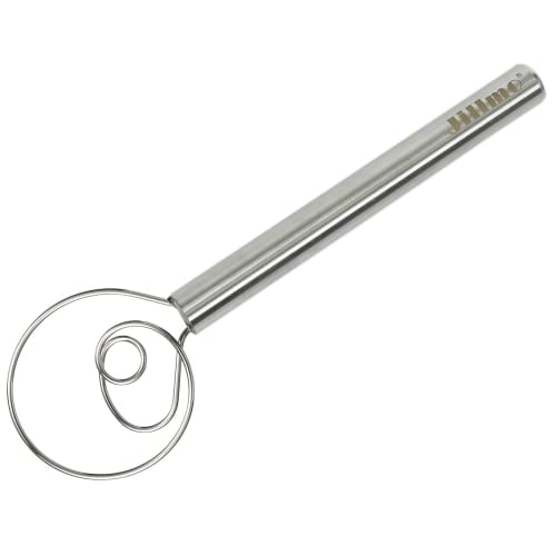 

Jillmo Danish Dough Beater, 12-inch Stainless Steel, for Bread