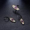 Italian Craft Original Designer Gemstone Earrings Niche Design 925 Silver Natural Amethyst Earrings