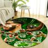 Personalized Boston Celtics Round Chair Office Rug - Perfect for Mat, Office Chair & More - Ideal Gift for Birthdays and Holidays