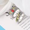 Anillo Ajustable Aquila Retro de Circonio Warhammer 40K Starry Forge