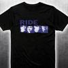 SELTEN! Ride Band Schwarzes Baumwoll-T-Shirt VOLL Größe S-5XL Unisex AD721 Unisex T-Shirt