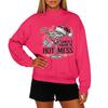 Ladies' Fashionable Casual Round Neck Long Sleeved Christmas Printed Hoodie