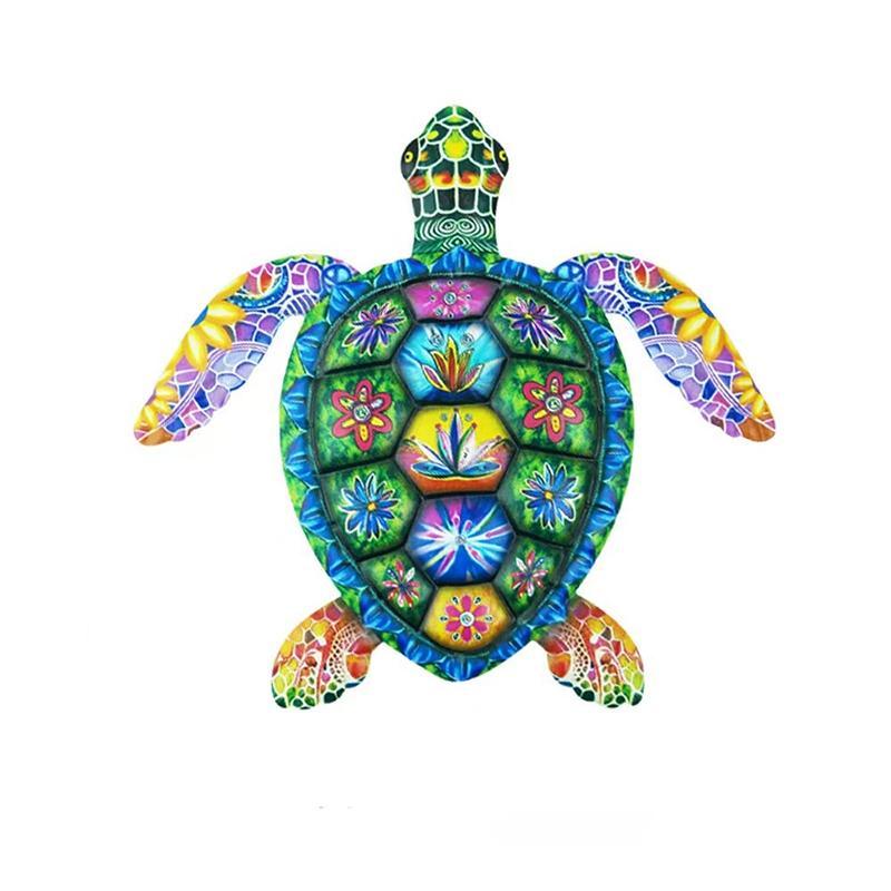 Metal Turtle Wall Decor 3D Sea Turtle Wall Art Sculpture for Garden Fence Patio Yard Lawn Bedroom Living Room Home Decoration