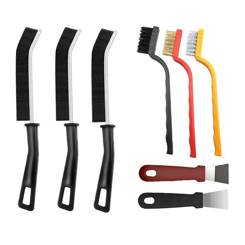 1-15 Pcs Crevice Cleaning Brush Set, Hard Bristle Cleaning Supplies For Kitchen, Bathroom, Corner, Grout, Sink, Cup, Teapot, Bot