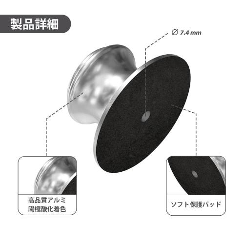 WEWU ROUNDS LP 12-inch Vinyl Record Weight Stabilizer, Carbon Fiber and Aluminum with Soft Protective Pad, Vibration Dampening Disc Turntable Accessor