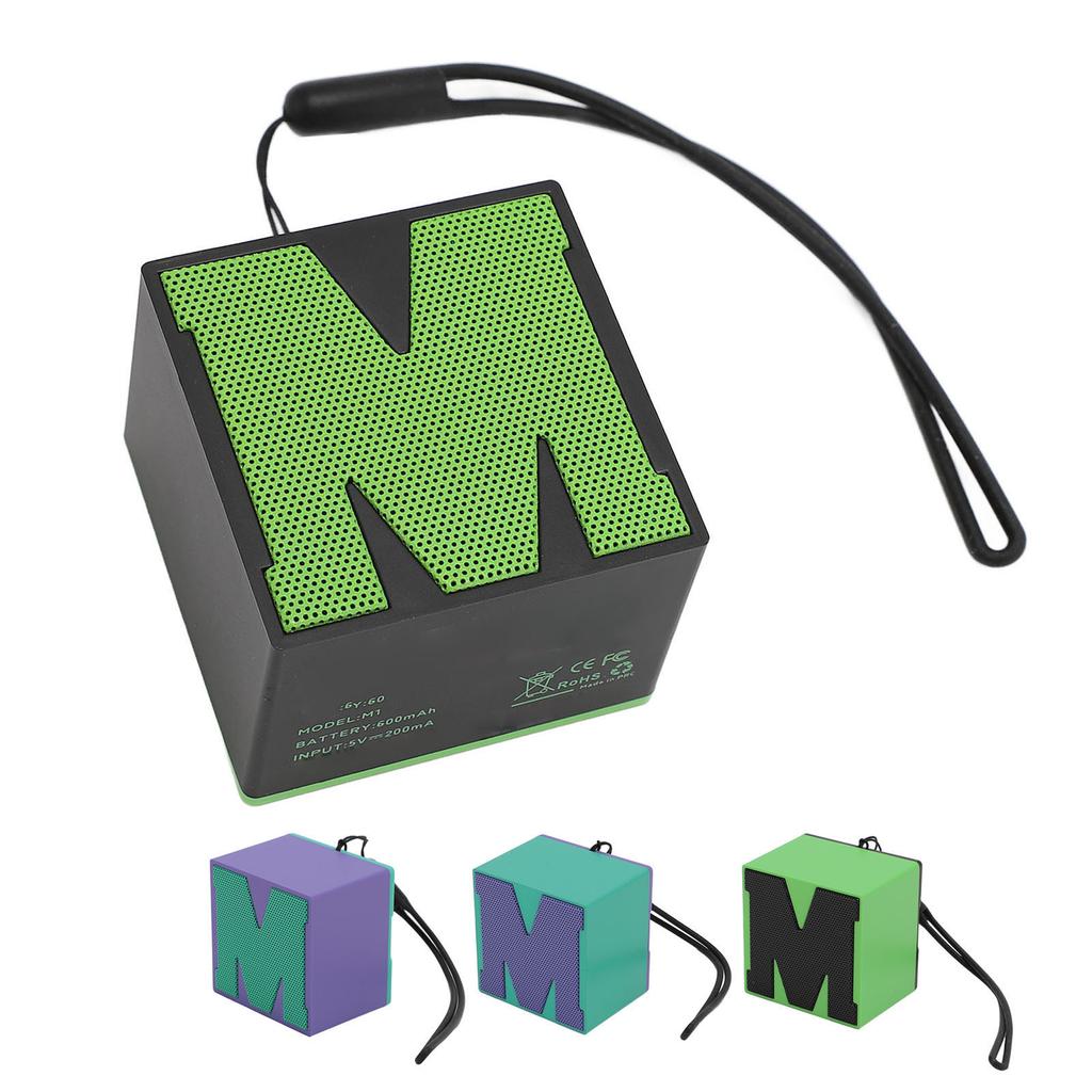 Wireless Miniature Bluetooth 5.4 Speaker IP54 Water Proof 6 Hours Playtime Noise Reduction Lanyard P