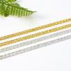 Rhinestone Chain 10Yards Diamond Trim Fringe Crystal Bag Hat Accessories DIY Craft Decoration Gift Rhinestone Ribbon Metal Chain