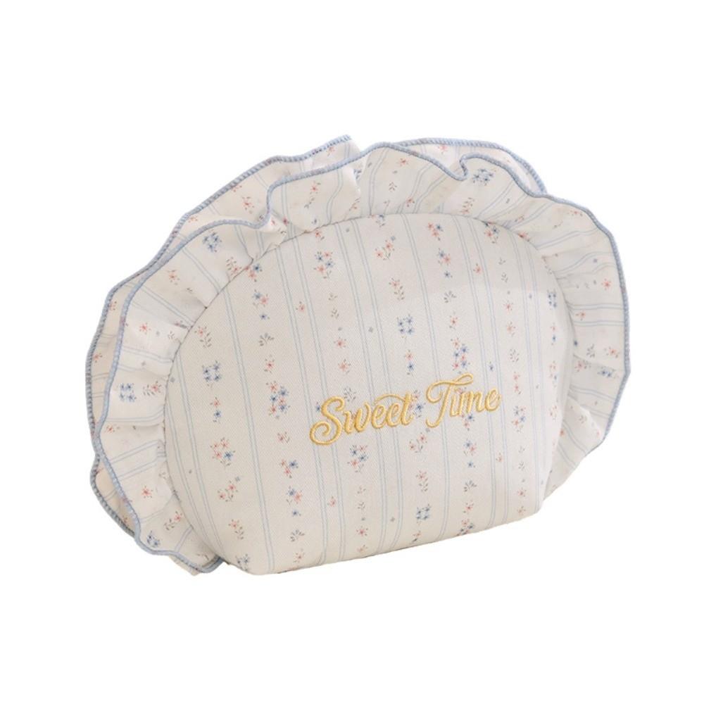 Shell Shape Toiletry Pouch Ruffle Travel Pouch Multipurpose Cosmetic Bag Daily Use
