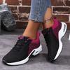 Women's Breathable Mesh Sneakers Fashion Air-cushion Running Sports Shoes Ladies Knitted Jogging Walking Shoes Anti-slip