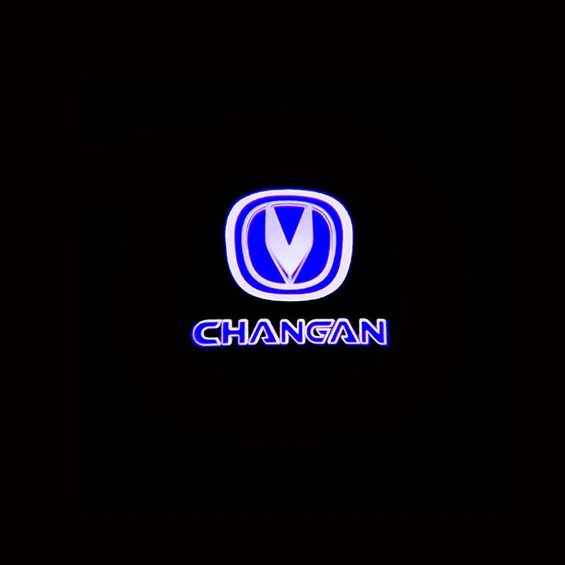 2PCS Led Car Door Laser Projector Light Ghost Shadow Welcome Lamp for Changan Logo CS95 CX70 CS15 CS35 CS75 Auto Accessories