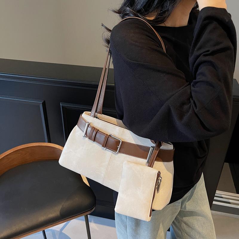 Large-capacity Bag, Women's Autumn and Winter Casual Shoulder Underarm Bag, High-quality Texture Work Commuter Bag
