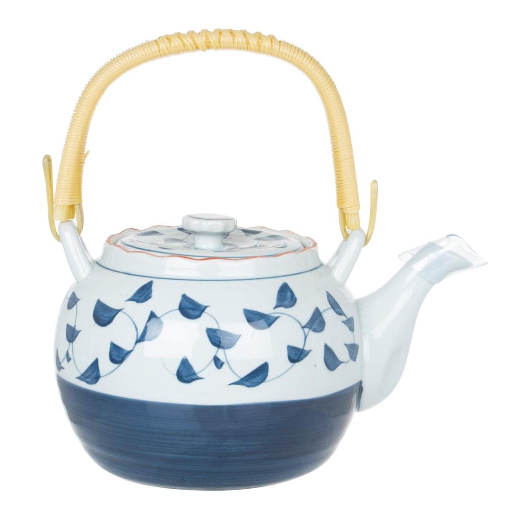Gosu Karakusa No. 8 Teapot (Cup Net) [160 X 130mm, 1,500cc] Made In Japan, Japanese Tableware, Suitable for Restaurants, Inns, and Commercial Use