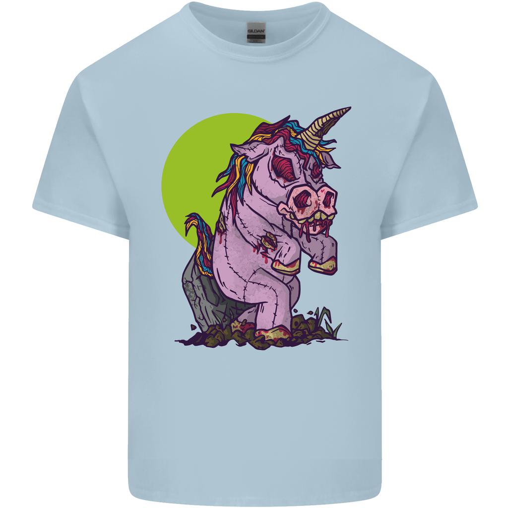 A Zombie Unicorn Funny Halloween Horror Unisexs Light Cotton TShirt