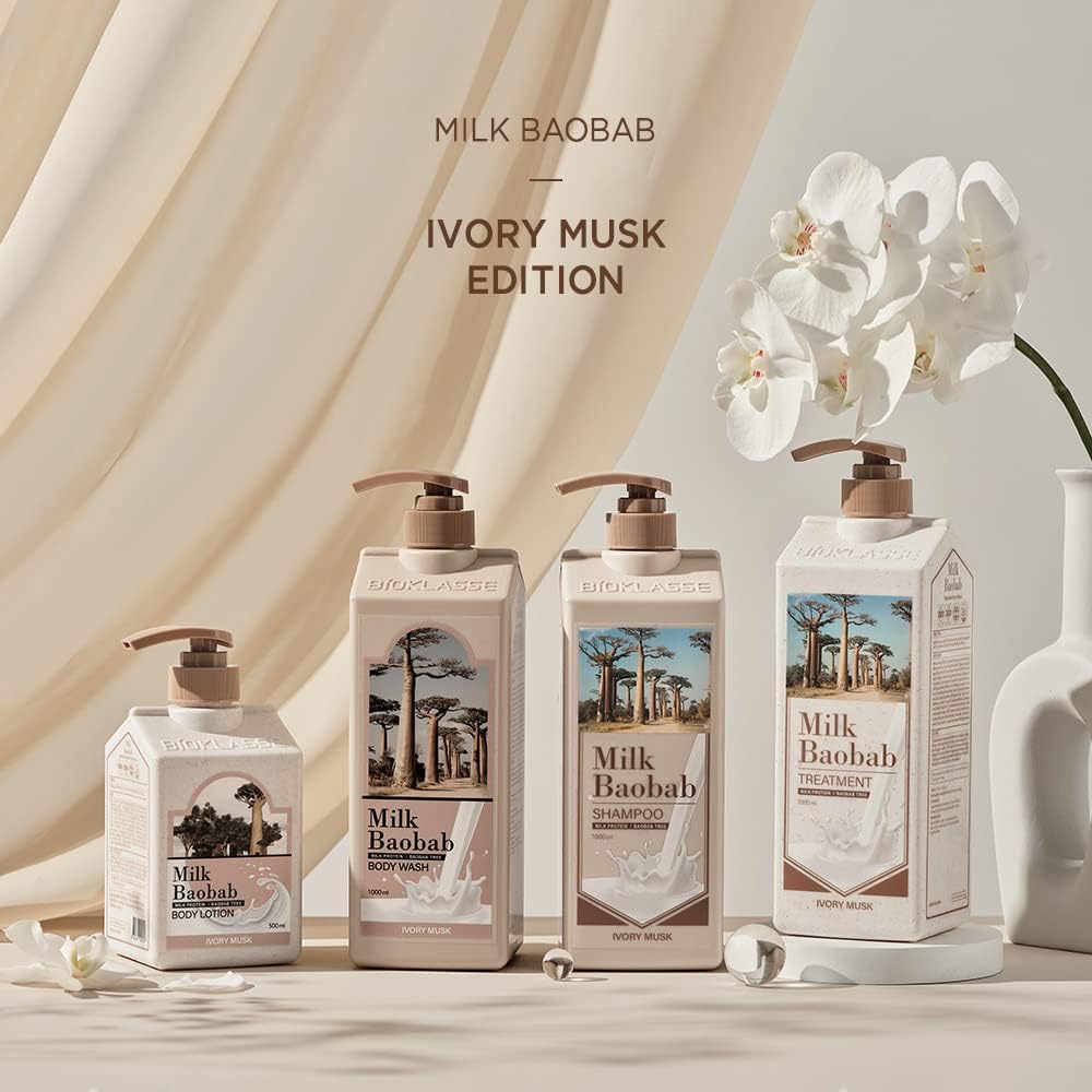 Milk Baobab [official] Shampoo  Ivory Mask  1000ml  1000ml Ivory Mask