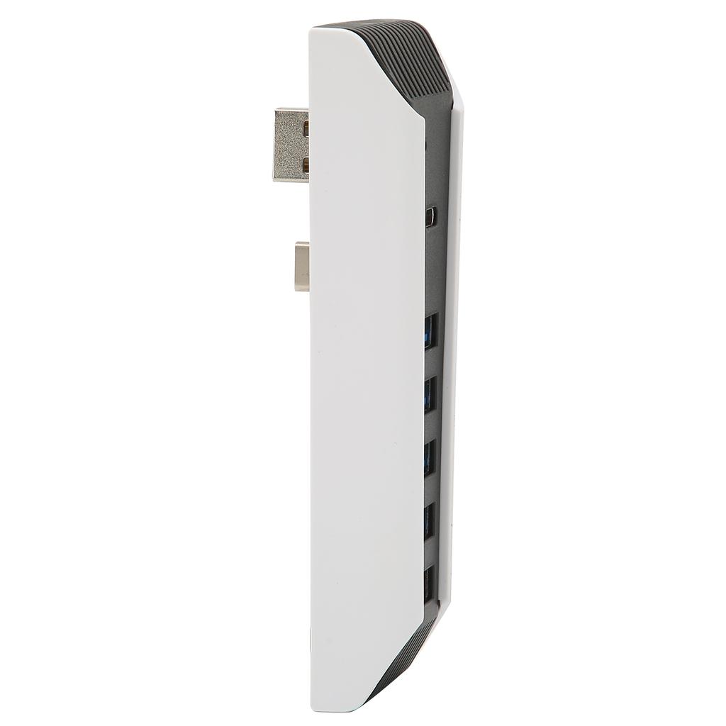 5 In 1 USB Hub HighSpeed Expansion Adapter with USB2.0 TypeC Ports for PS5 Console