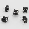 50pcs/lot 6x6x4.3MM 4PIN G89 Tactile Tact Push Button Micro Switch Direct Plug-in Self-reset DIP Top Copper