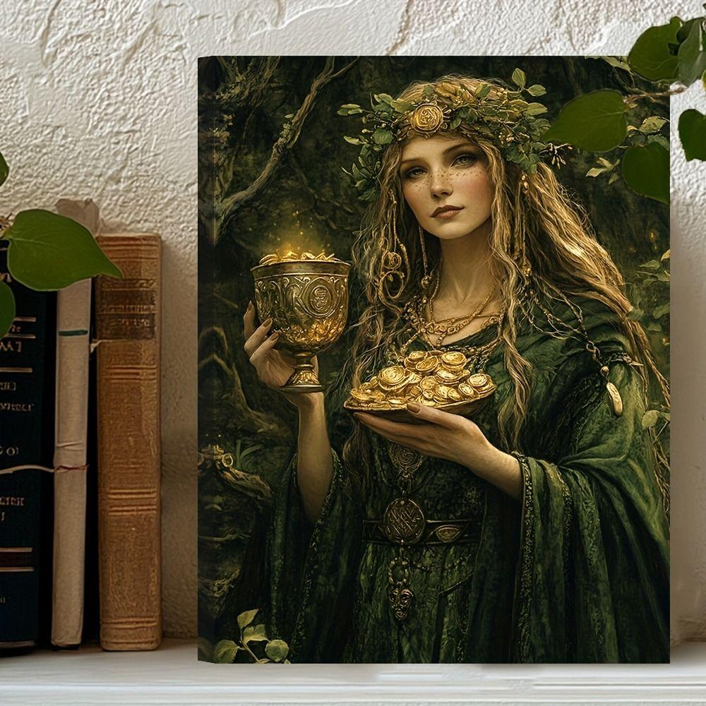 Vintage Art Nouveau Woman Tin Sign Retro Metal Panel Home Bar Cafe Decor
