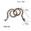 Intelligence Puzzle Zinc Alloy Disentanglement Rings - Unlock Nine Linked Rings Kongming Luban Lock Educational Toy