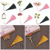 Supplies Retro Metal Chinese Style Tassel Pendant Book Clip Painted Pagination Mark Brass Bookmark
