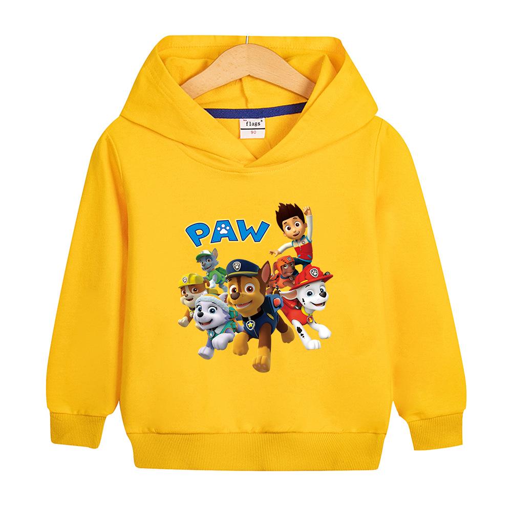 Paw Patrol Boys' Hooded Sweatshirt - Stylish, Loose-Fit Autumn Jacket for Kids