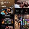 New 2.13" AMOLED Screen Outdoor Smartwatch GPS Compass LED Flashlight Altimeter 3ATM Waterproof 580mAh Bluetooth Call Smartwatch