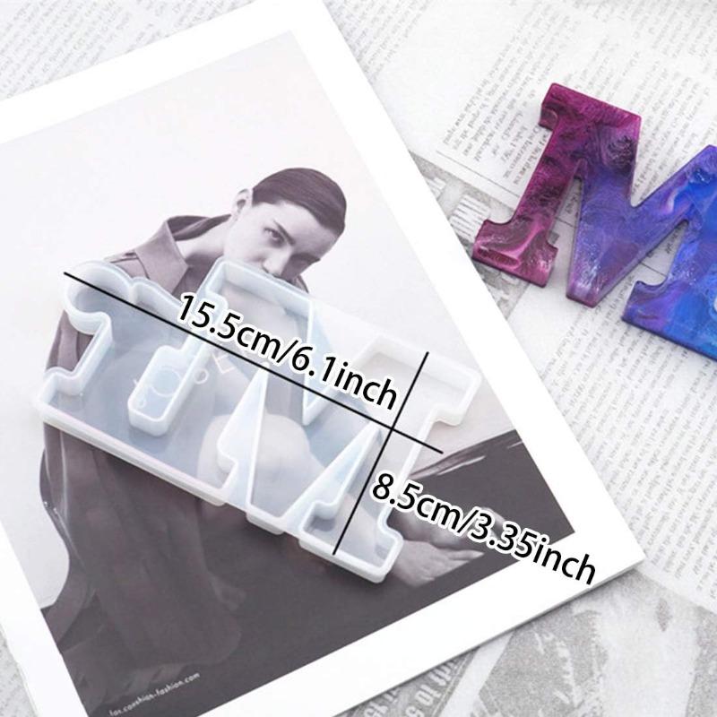 2026 Latest Models MR & MRS Mould Silicone Resin Mould, Epoxy Resin Mould DIY Desktop/room/table Decoration.