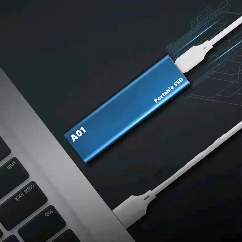 Grenzüberschreitende tragbare SSD-Erweiterung, 500GB-30TB mit Typ-C-Schnittstelle