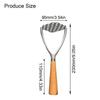 Aluminum Alloy Pressed Potato Masher Bean Masher Manual Fruit Vegetable Pressure Mud Machine Kitchen Tool Easy to Clean