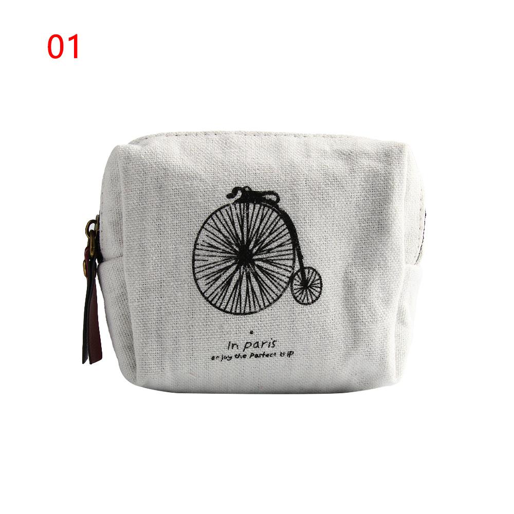 Retro Classic Canvas Purse Zip Wallet Small Coin Bag Case Pouch Holder Mini Gift