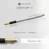 Cross Fountain Pen M Medium Nib Century 2 3309M Medalist Official Import