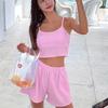 Conservative High Waist Flat Angle Split Swimsuit Women's Small Breast Hot Spring Resort Swimsuit