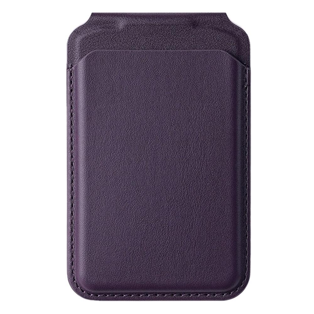 M66 Magnetic Card Holder Wallet Kickstand PU Leather Secure Bank Card Bag E