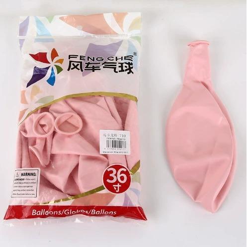 120cm Giant Balloons, 10 Pack Large Round Nude Pink Latex Balloons for Anniversary, Birthday, Christmas, Wedding, Baby Shower Party Decorations