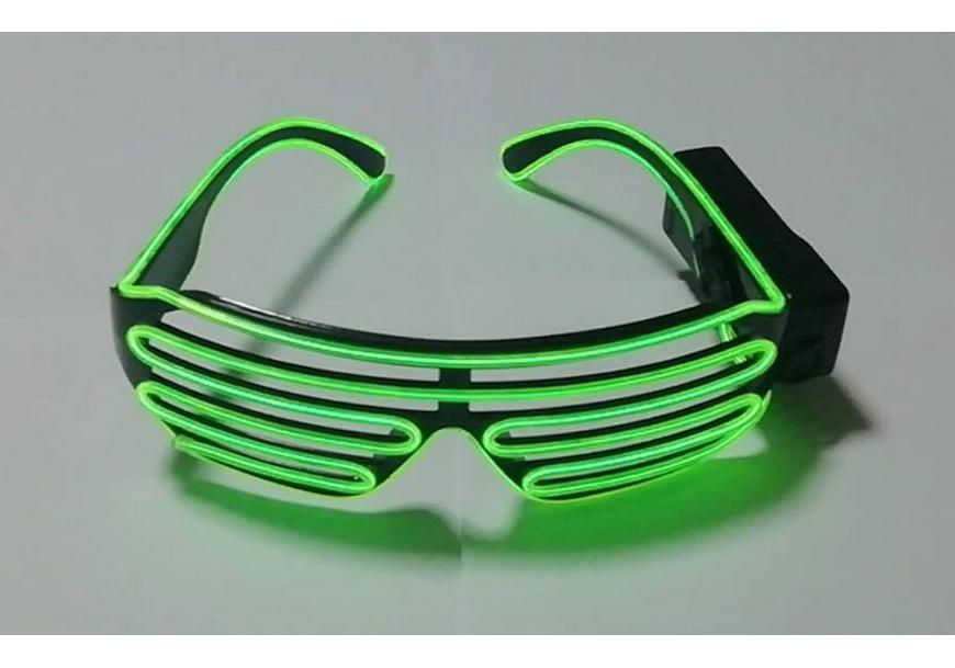 LED Party Blinds: Flashing Music Glasses for Clubbing and Atmosphere