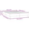 Box Spring Bed without Mattress Pink 160 x 210 cm Velvet