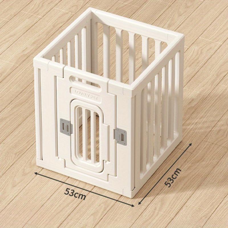 

Модульный манеж для домашних животных, пластиковое ограждение для животных в помещении и на улице, клетка для маленьких/средних собак, загон для кроликов с калиткой, безопасный Heightened and widen