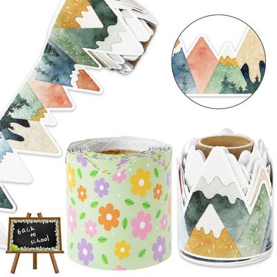 Flower Poster Border Stickers for Classroom Bulletin Board Home Party