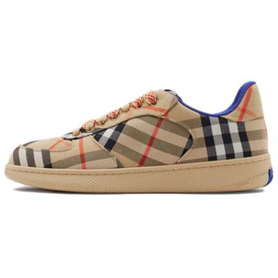 Burberry Terrace Low Top Skateboard Shoes Women's Beige 80953721