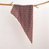 Retro Cotton and Linen Feel Triangular Silk Scarf Women's Four-season Versatile Neck Protection Scarf Headscarf Commuting Accessories Scarf