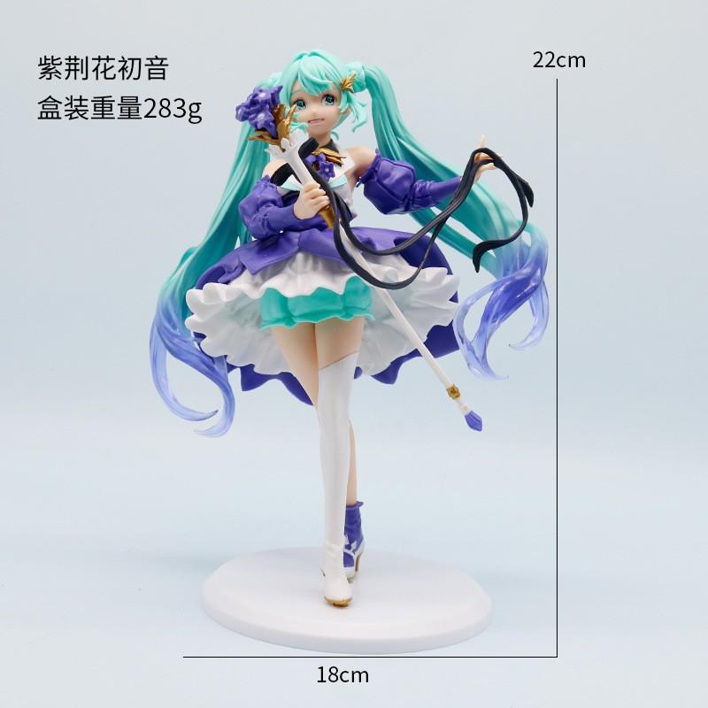 Cute Girl Hatsune Miku Anime Character Fashionable Suitable For Desktop Decoration Ornaments Doll Christmas Gift Pvc Collectible