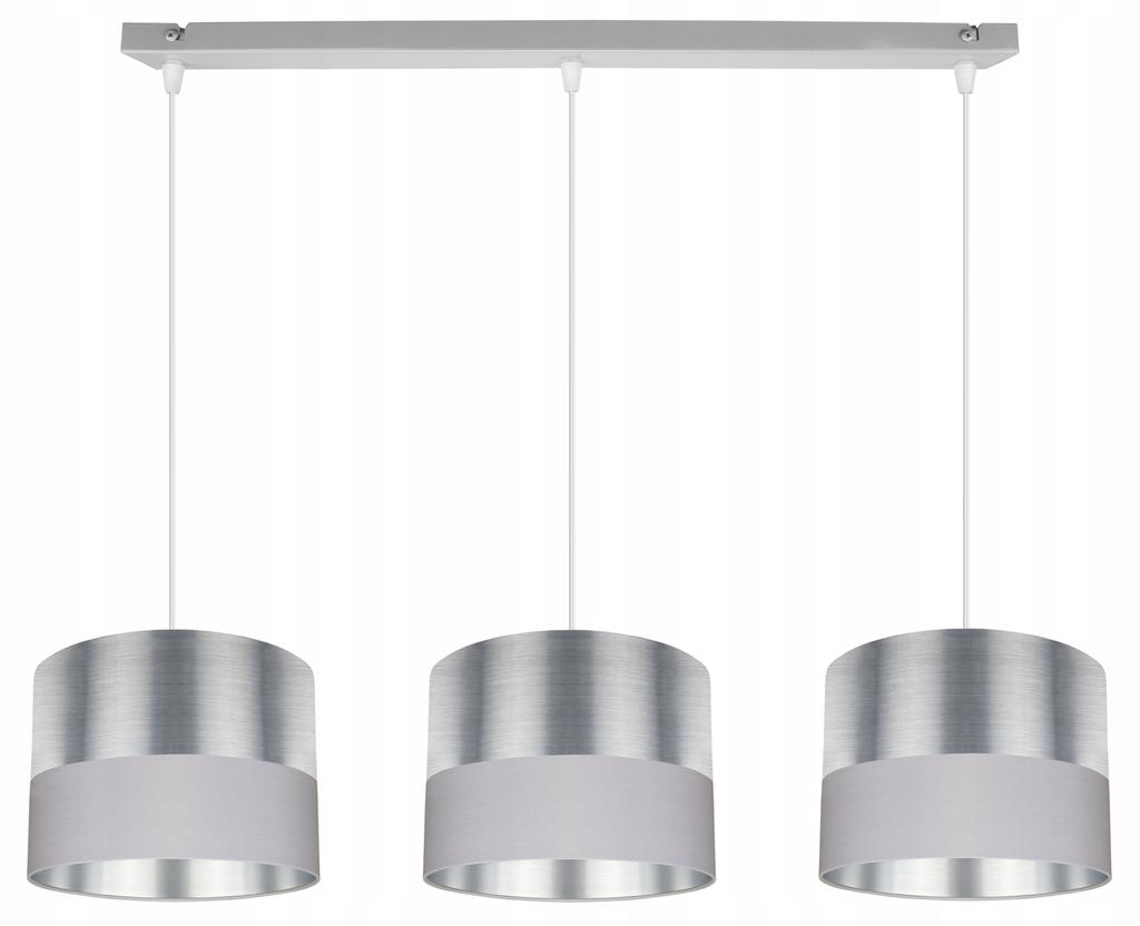 CEILING HANGING LAMP CHROME LAMPSHADE LED