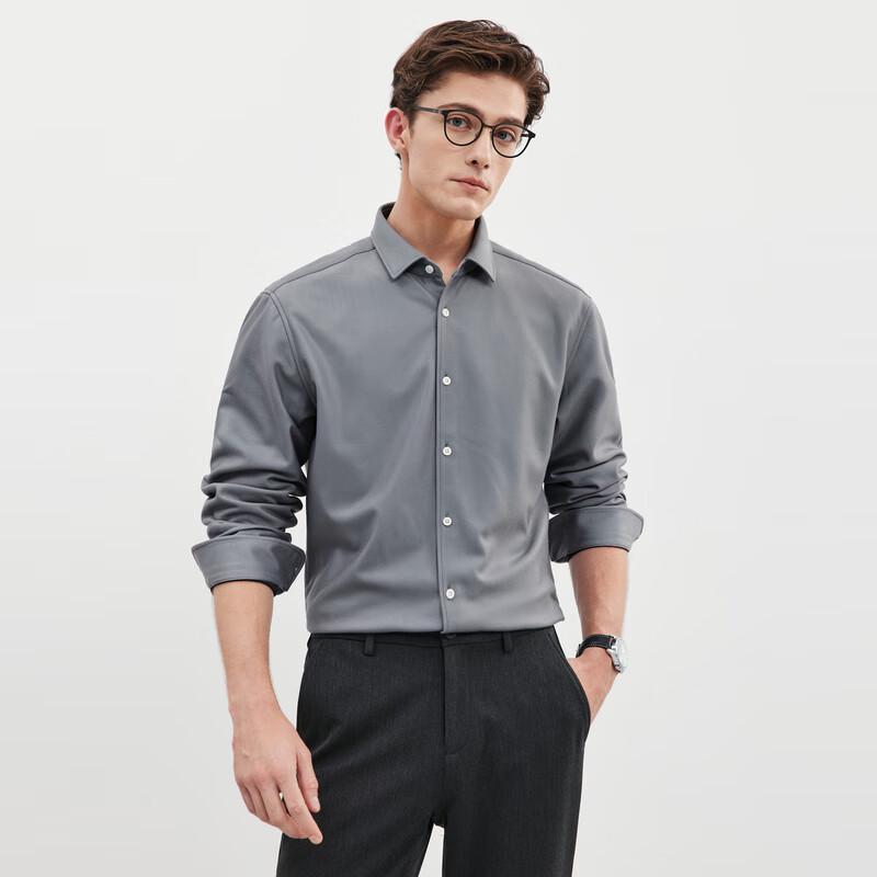 Qipilao Men's Brushed Down-Filled Business Jacket