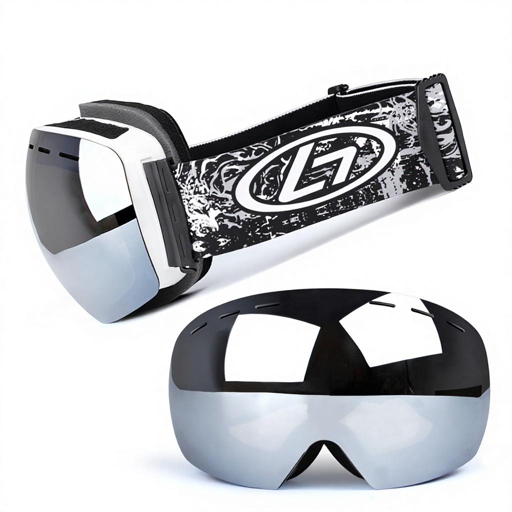 2026 Hot Selling Unisex Sports Eyewear Anti-Fog Men Womens Protection Ski Goggles  Logo Magnetic Ski Goggles