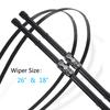 Car Front Wiper Blades For Kia Sportage NQ5 Accessories  2024 2025 Durable Windshield Windscreen Wipers Blades Strip Tools
