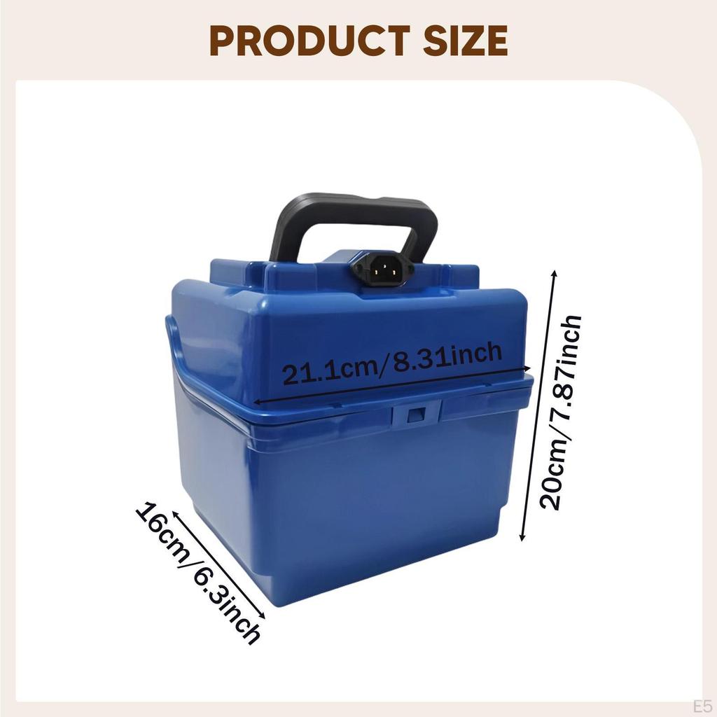 2 kusy pouzdra na baterii pro elektrokolo se sklopnou rukojetí, vodotěsné, prachotěsné